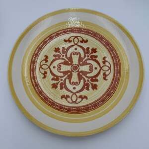 Vintage Cavalier Ironstone Dinner Plate Pattern RYL404 by Royal (USA) Set 3